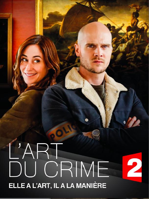 Affiche de la série L'art du crime diffusée sur France 2 dont l'épisode 2 de la saison 8 est diffusé au festival Canneseries. 