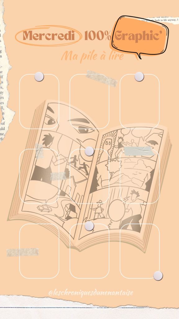 Template Pile à lire Mercredi 100% Graphic' Les Chroniques d'une Nantaise 