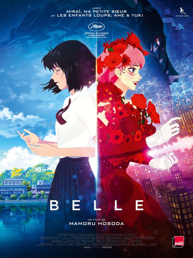 Affiche du film Belle Scarlett de Mamoru Hosoda présenté en séance spéciale en première française au festival Les Utopiales à Nantes en 2025 science-fiction 