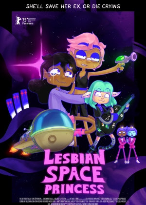 Affiche du film Lesbian Space Princess présenté en séance spécial au festival Les Utopiales à Nantes en 2025